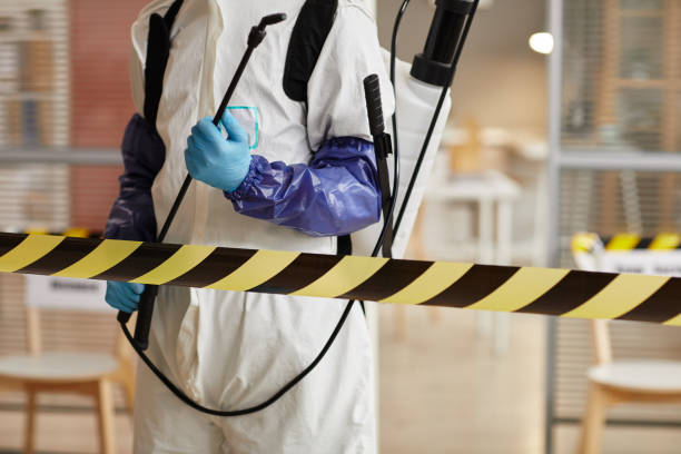 Professional Trauma Scene Cleanup technician working in Sand Lake, MI
